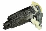 Black Tourmaline (Schorl) Crystals on Orthoclase - Namibia #132176-1